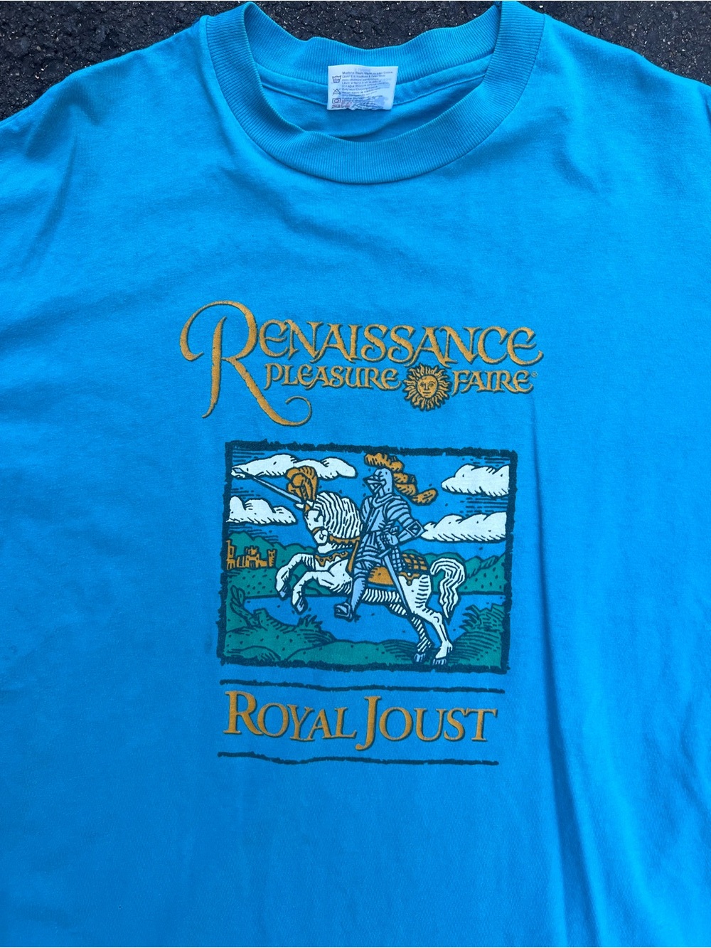 Vintage 90s Renaissance Pleasure Faire “Royal Joust” tee